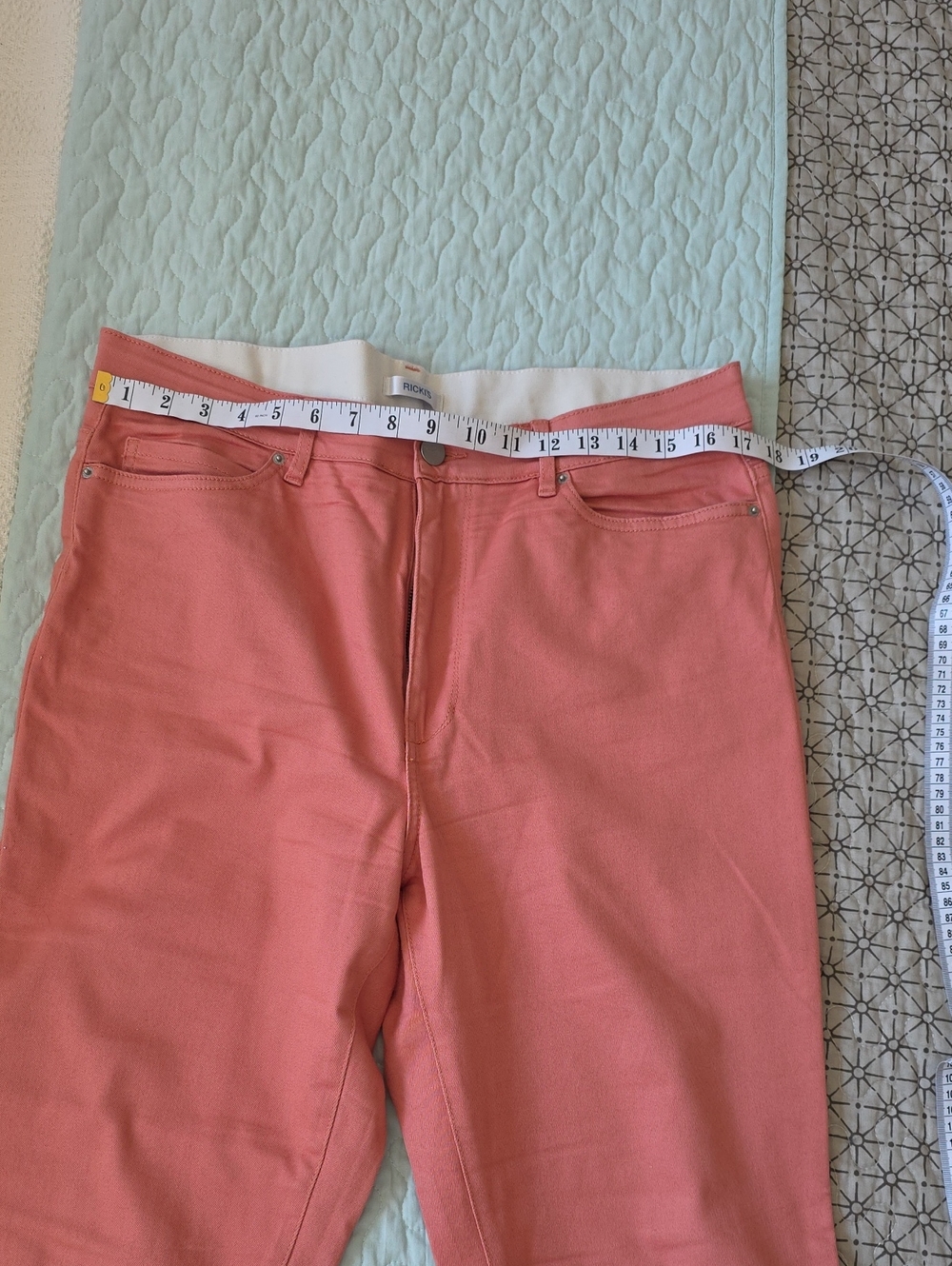 Ricki's High-Rise Jeans in Coral Pink